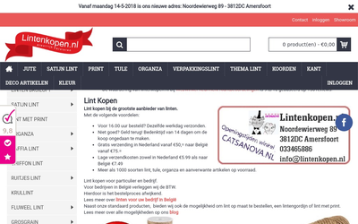 Lintenkopen.nl website