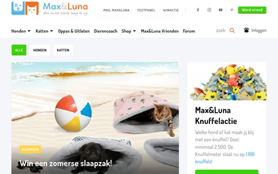 Max&Luna website