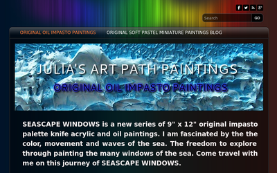 Julia's Art Path Paintings website