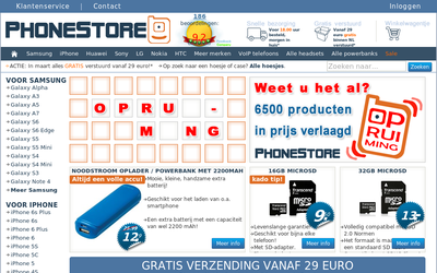 Phonestore.nl website