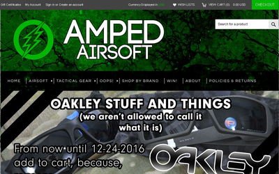 Amped Airsoft website