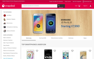 Snapdeal website