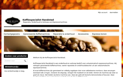 Koffiespecialist Randstad website
