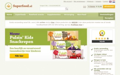 Superfood.nl website