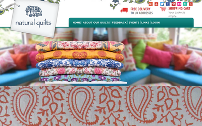 Natural Quilts website