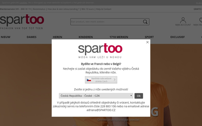 Spartoo.nl website