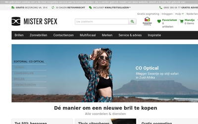 Mister Spex website
