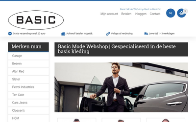 Basic Mode Webshop website