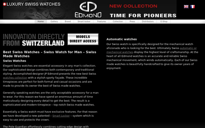 Edmond Watches website