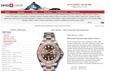 SwissLuxury.Com Rolex Watches website