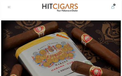 Hit Cigars website
