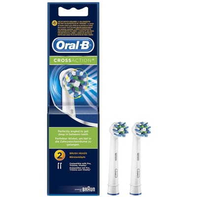 Oral-B Cross Action brushes (2 pieces)