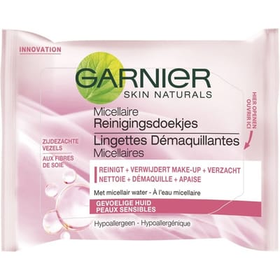 Garnier Skin Naturals Micellaire - 25 stuks - Reingingsdoekjes