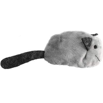 Crazy Cat Fat Mouse grijs vol met Catnip