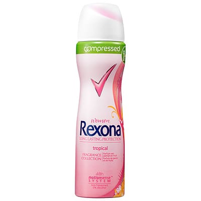 Rexona Deodorant Spray Compressed Fragrance Tropical