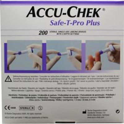Accu Chek Safe T-pro Pl Lancet