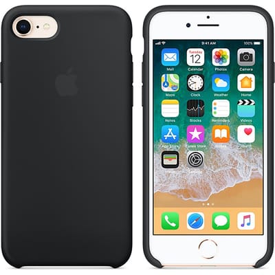 Apple zwart iPhone Silicone