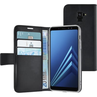 Azuri zwart Samsung A8 Wallet Case