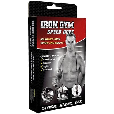Iron gym speed rope