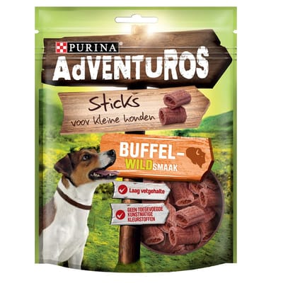 Adventuros Mini Sticks met Buffelsmaak 90 gr