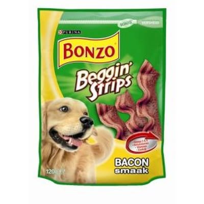 Bonzo Strips Bacon 120 g Beggin