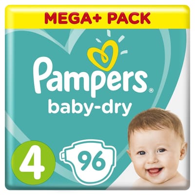 Pampers Baby Dry Luiers Maat 4 96