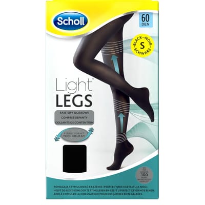 Scholl Light Legs 60 Denier Panty Maat S Zwart