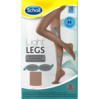 Scholl Light Legs 20 Denier Panty Maat M Beige