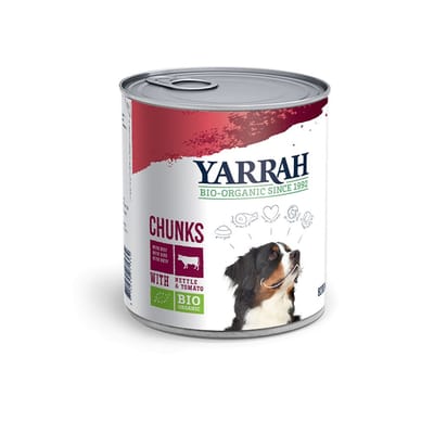 Yarrah brokjes in saus en tomaat hondenvoer 820 gr