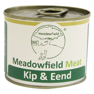Meadowfield meat blik kip eend 200 gr