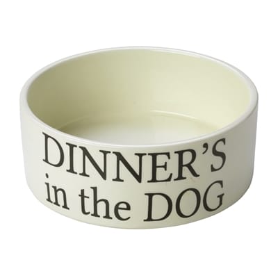 House of paws voerbak hond dinner's in the dog creme