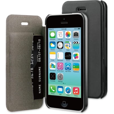 BeHello Book Case Apple iPhone 5C Zwart