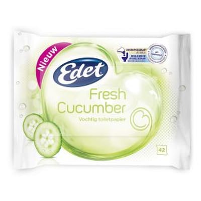 Edet Vochtig Toiletpapier Fresh Cucumber