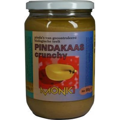 Monki Pindakaas Crunchy Eko