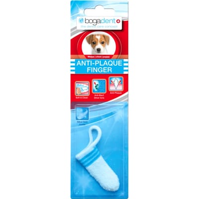 Bogadent plaque vinger tandenborstel puppy