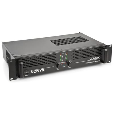 Vonyx VXA-1500 versterker 2x 750W met brugschakeling