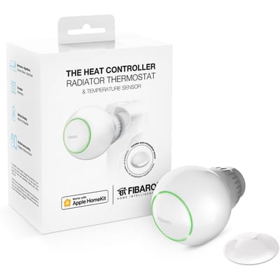 FIBARO Heat Controller werkt met Apple HomeKit Slimme radiatorknop externe sensor Starterpack