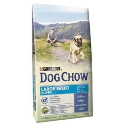Dog Chow Puppy Large Breed Kalkoen 14 kg