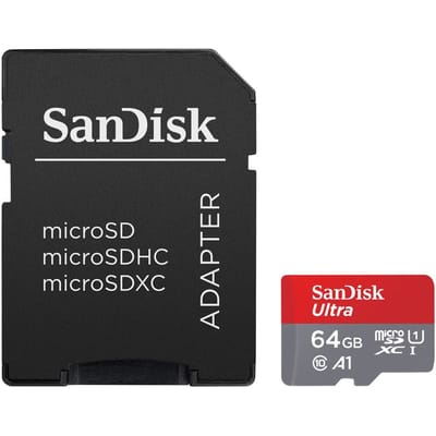 SanDisk MicroSDXC Ultra 64GB A1 SD