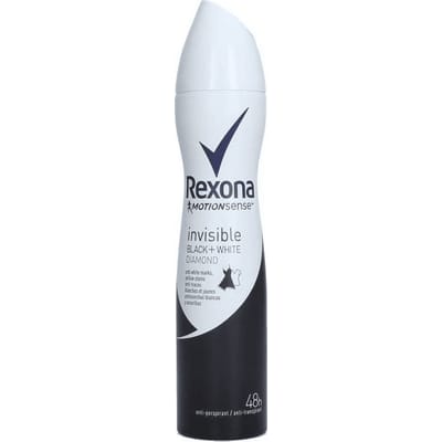 Rexona deospray 250 ml ivisible black&Wh