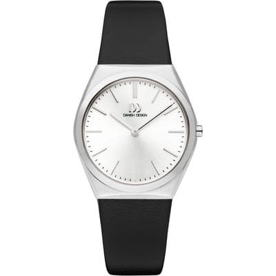 Danish Design IV12Q1236 horloge dames zwart edelstaal