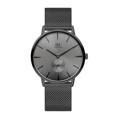 Danish Design IQ66Q1250 horloge heren grijs edelstaal PVD