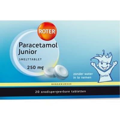 Roter paracetamol junior