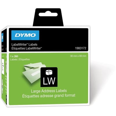 DYMO LW 89 mm x 36 1 260 Etiket