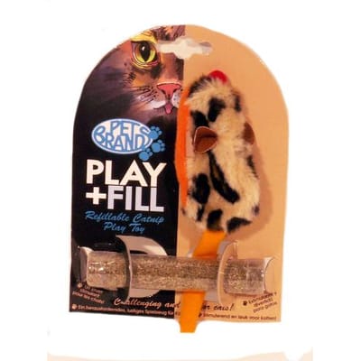Petbrands speelmuis met catnip hervulbaar