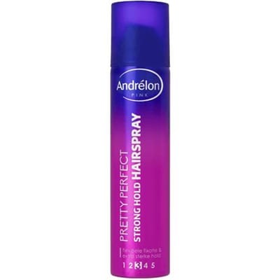 Pink hairspray extra strong hold
