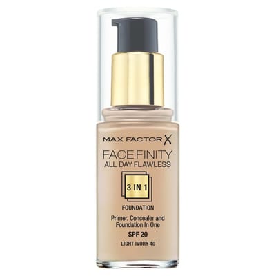 Max Factor Facefinity All Day Flawless Foundation Light Ivory 40