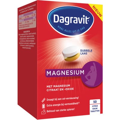 Dagravit Magnesium kauwtabletten