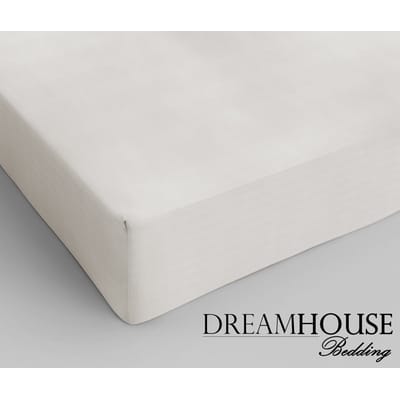 Dreamhouse Bedding Katoen Hoeslaken Cream