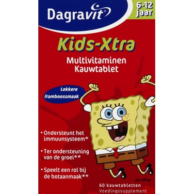 Dagravit Kids-xtra 6-12 Kauwtabletten